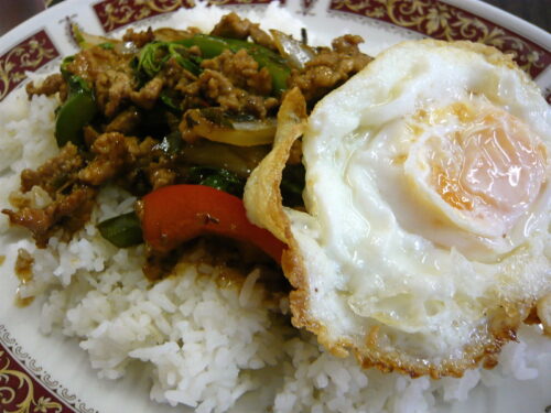 Pad Kra Pao Thai Food