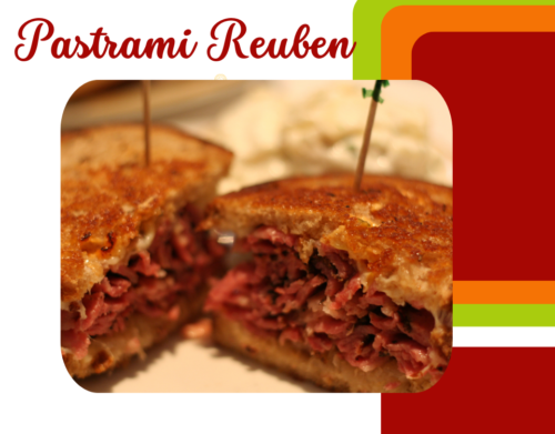 Pastrami Reuben sandwich