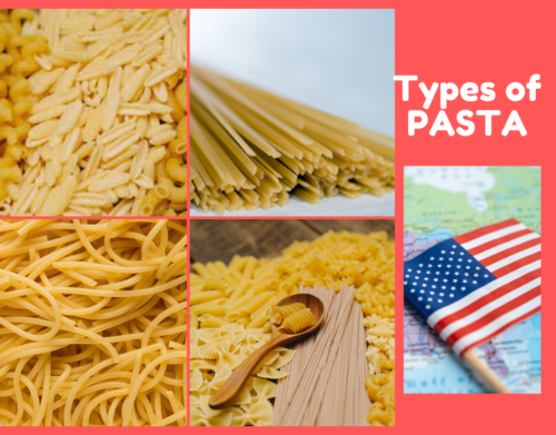 types f pasta in USA