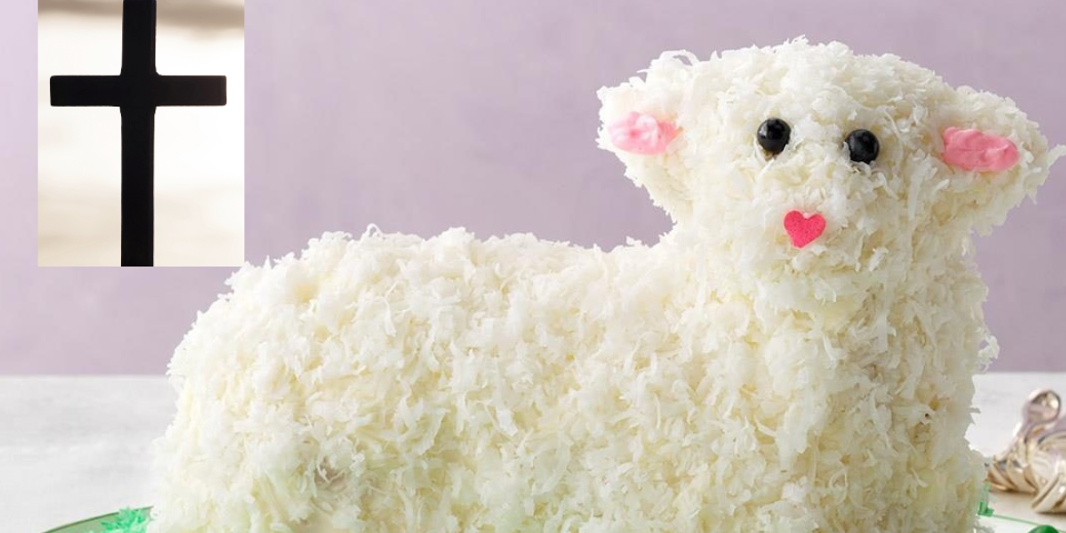 Easter lamb cake