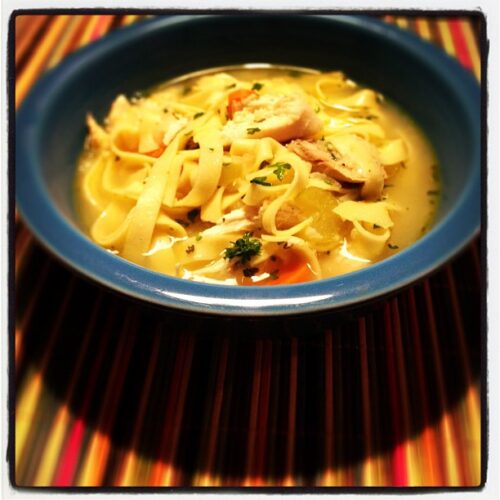 homemade chicken noodle soup best recipe for a cold